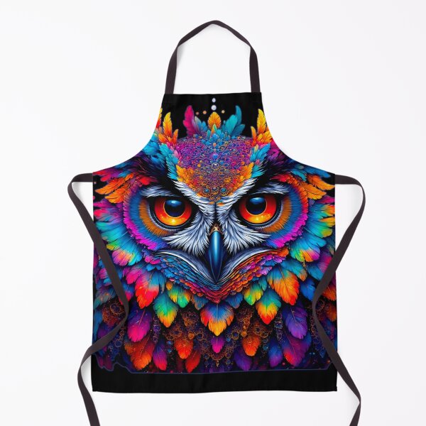 Item preview, Owl Trippy Rainbow Feather designed and sold by Neer arts.