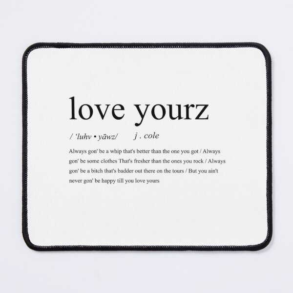 Item preview, Love yourz text  designed and sold by CherryBlossom444.