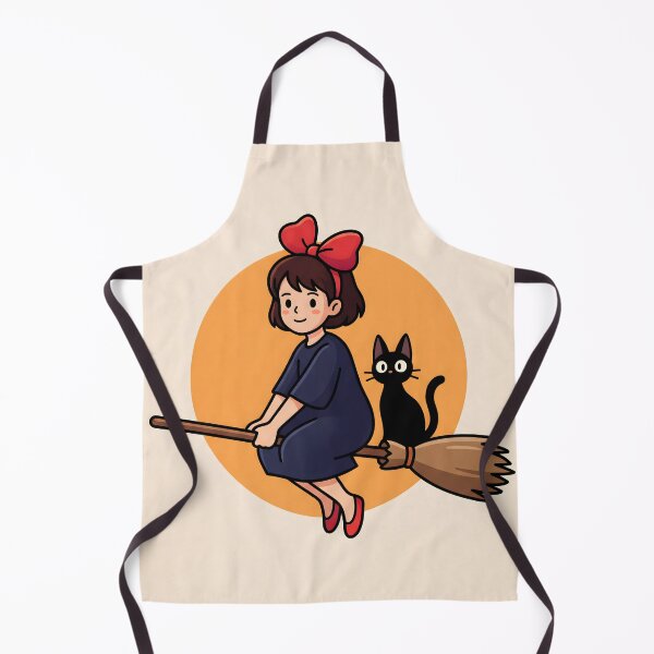 Item preview, Kiki’s Delivery Service Minimalist Poster – Retro Anime Witch Wall Art, Cute Studio Ghibli Inspired Illustration designed and sold by AbstractAuraArt.