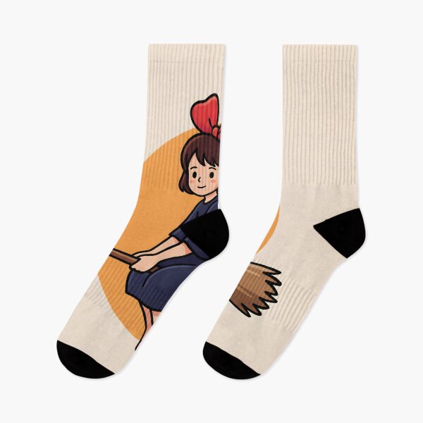Item preview, Kiki’s Delivery Service Minimalist Poster – Retro Anime Witch Wall Art, Cute Studio Ghibli Inspired Illustration designed and sold by AbstractAuraArt.