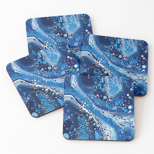 Item preview, Aboriginal Inspired Dot Art - With Beauty of Cold Water and Many Drops designed and sold by GrinGalore.