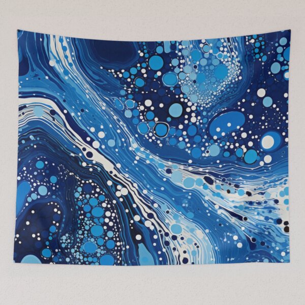Item preview, Aboriginal Inspired Dot Art - With Beauty of Cold Water and Many Drops designed and sold by GrinGalore.