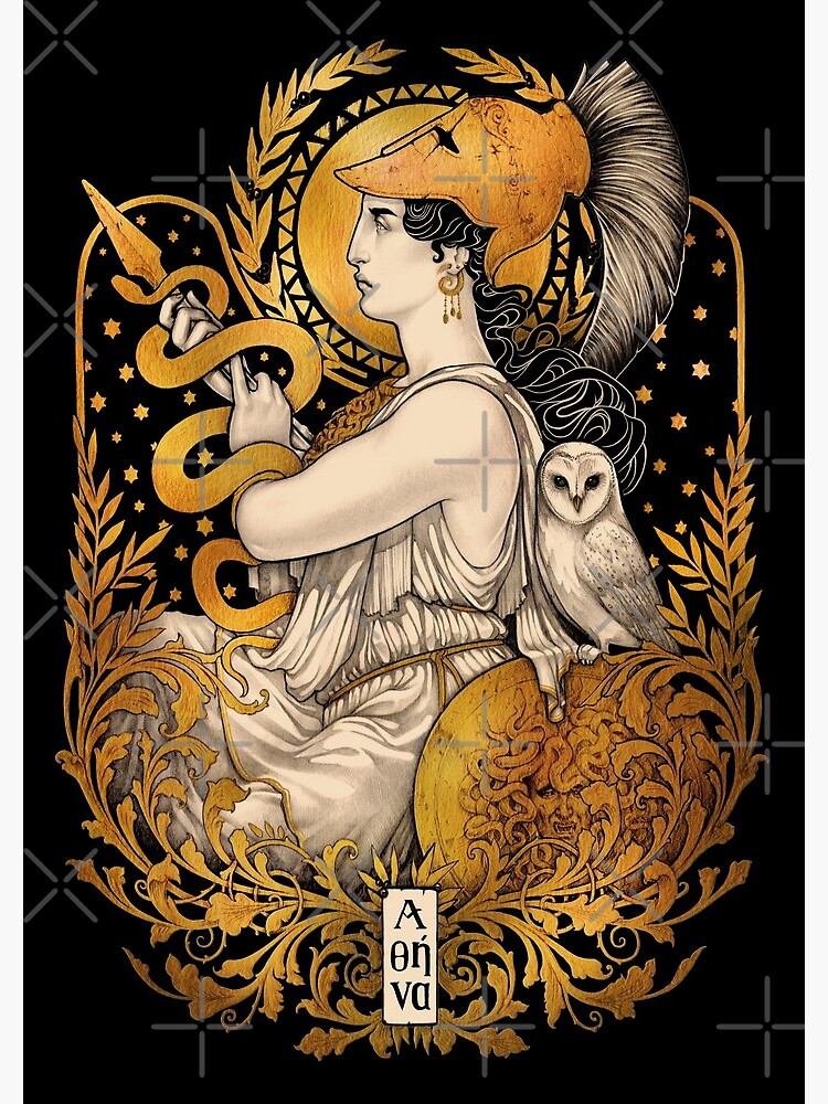 Thumbnail 3 of 3, Journal, PALLAS ATHENA designed and sold by medusadollmaker.