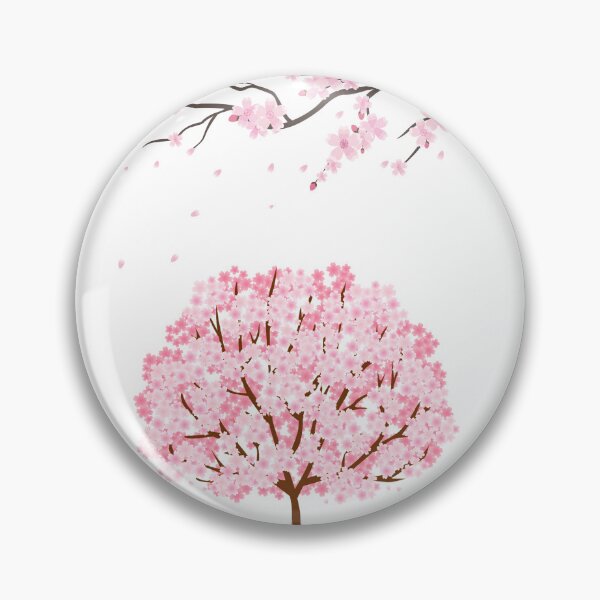 Item preview, Minimal Cherry Blossom Floral Illustration designed and sold by kawaiiBloom.