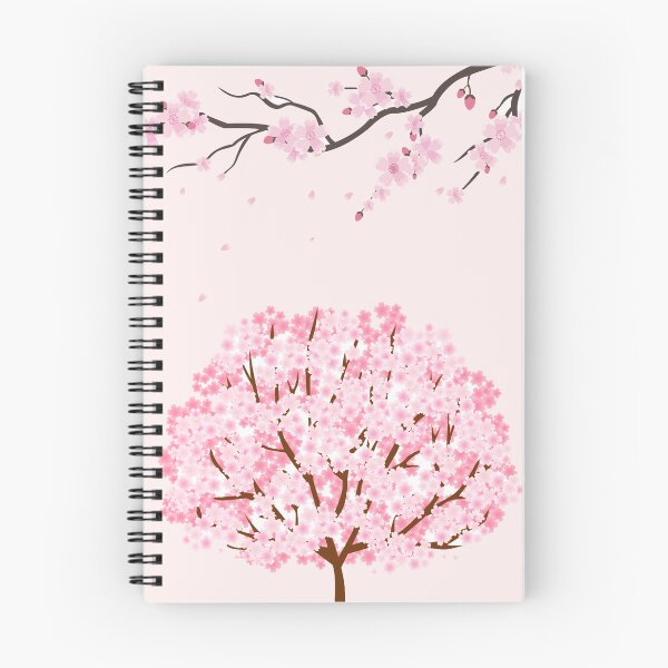 Item preview, Minimal Cherry Blossom Floral Illustration designed and sold by kawaiiBloom.