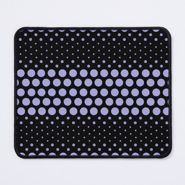 Item preview, Dotwave Pastel Lilac Polka Dot on Black designed and sold by POLKAIWERX.