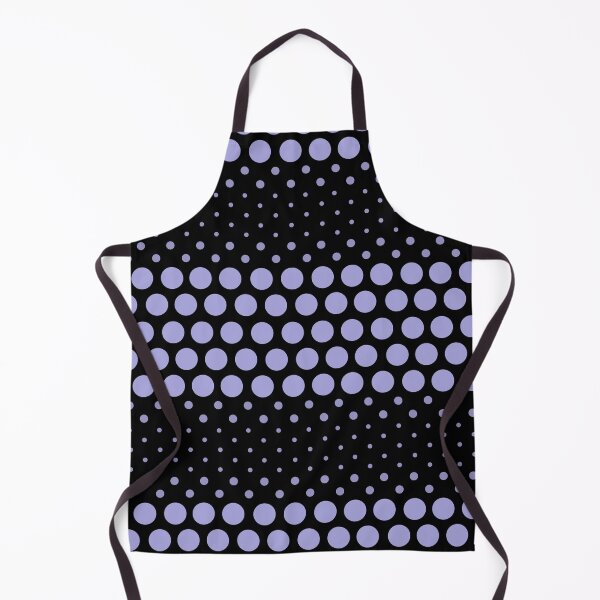 Item preview, Dotwave Pastel Lilac Polka Dot on Black designed and sold by POLKAIWERX.