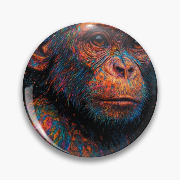 Item preview, Evolve Your Mind – Psychedelic Monkey Art in Vibrant Colors designed and sold by kastabembe.