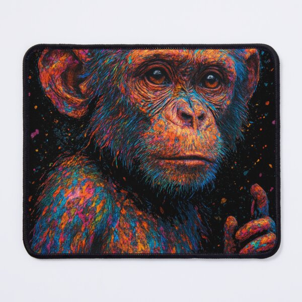 Item preview, Evolve Your Mind – Psychedelic Monkey Art in Vibrant Colors designed and sold by kastabembe.