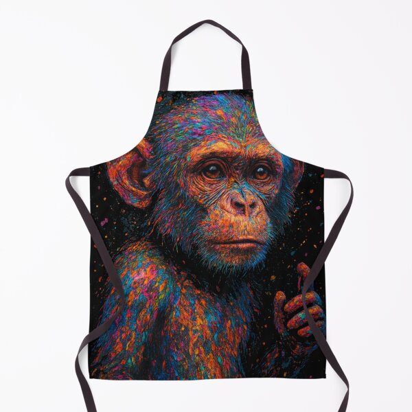 Item preview, Evolve Your Mind – Psychedelic Monkey Art in Vibrant Colors designed and sold by kastabembe.