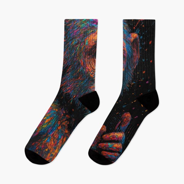 Item preview, Evolve Your Mind – Psychedelic Monkey Art in Vibrant Colors designed and sold by kastabembe.