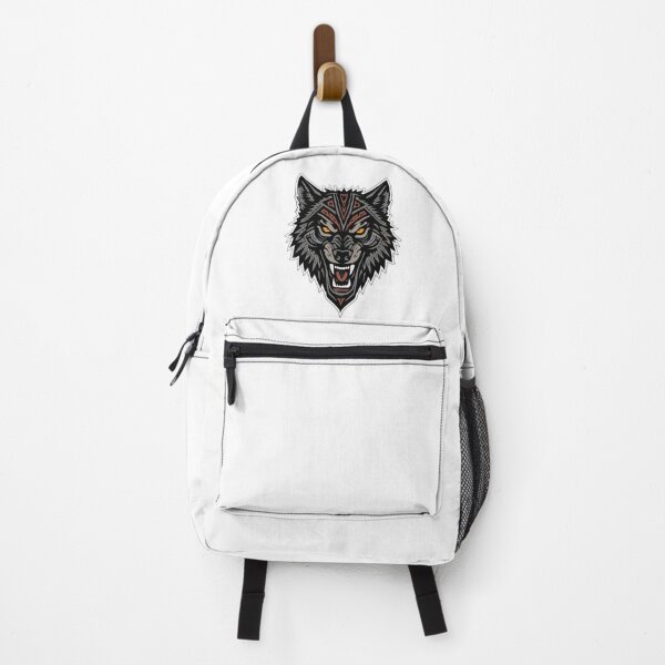 Item preview, Roaring Wolf Head – Tribal Geometric Tattoo Style Vector Art designed and sold by GO TRENDY.