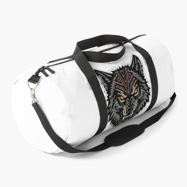Item preview, Roaring Wolf Head – Tribal Geometric Tattoo Style Vector Art designed and sold by GO TRENDY.