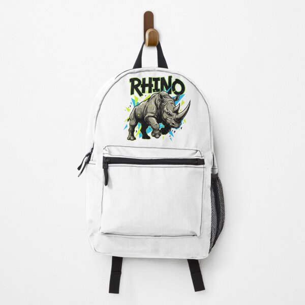 Item preview, Dynamic Rhino Illustration with Bold Typography and Energetic Style designed and sold by Clay Artista.