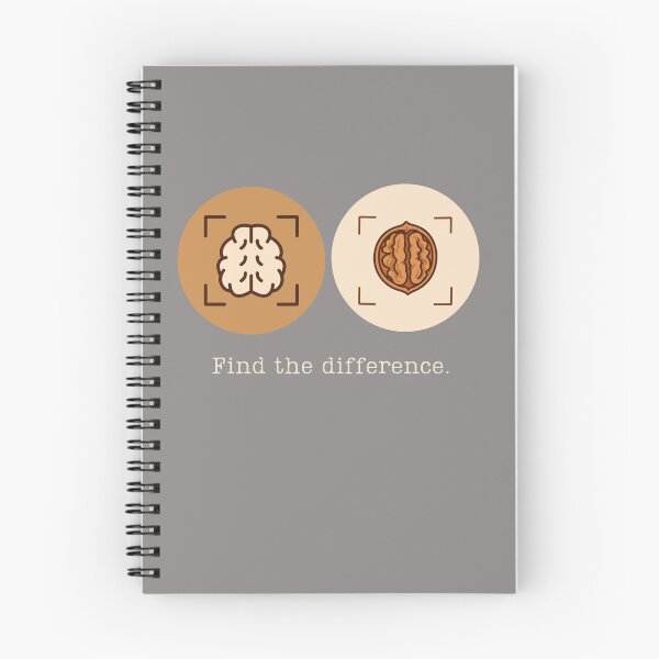 Item preview, Find The Difference - Brain Scan vs Walnut Pun designed and sold by MirAgi.