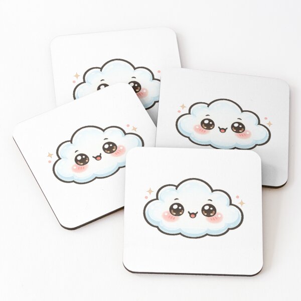 Item preview, Cute Kawaii Cloud T Shirt – Adorable Smiling Cloud Illustration for Cute Aesthetic Lovers designed and sold by Lumiart1408.