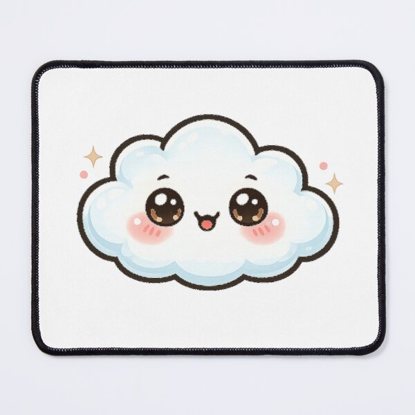 Item preview, Cute Kawaii Cloud T Shirt – Adorable Smiling Cloud Illustration for Cute Aesthetic Lovers designed and sold by Lumiart1408.