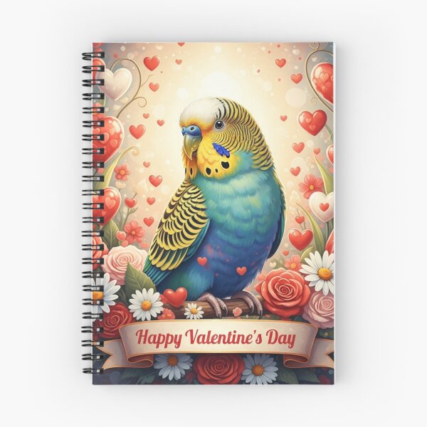 Item preview, Colorful Love Parakeet Celebration designed and sold by PetJoyPrintsCO.
