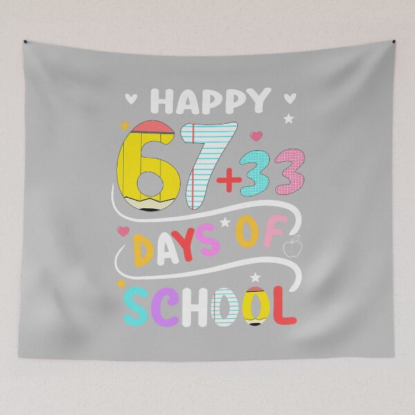 Item preview, Happy 100 Days of School Smarter 67 Teacher Kids Boys Girls  designed and sold by mjohnson9.