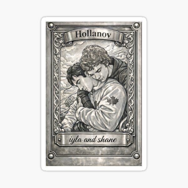 Hollanov metal card Sticker