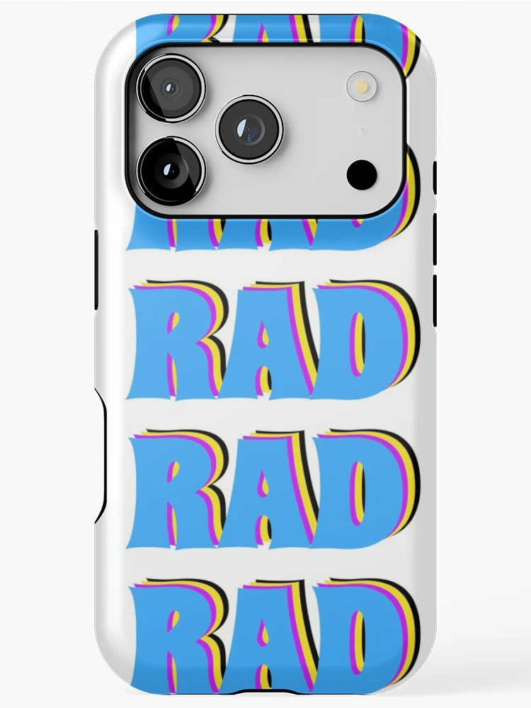 Thumbnail 1 of 4, iPhone Case, RAD RAD RAD!! designed and sold by Cats-And-Coffee.