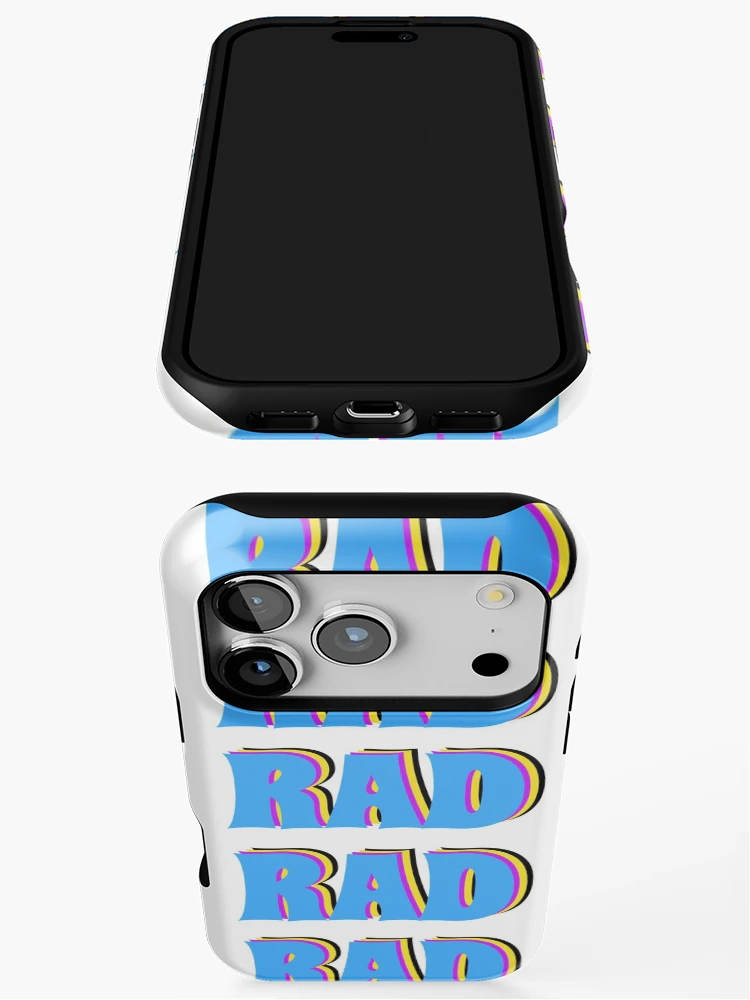 Thumbnail 3 of 4, iPhone Case, RAD RAD RAD!! designed and sold by Cats-And-Coffee.