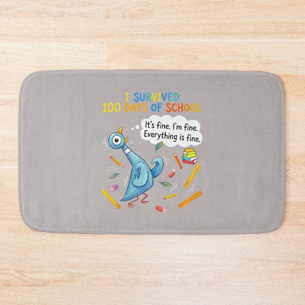 Item preview, I Survived 100 Days of School Funny Pigeon 100th Day Teacher  designed and sold by mjohnson9.