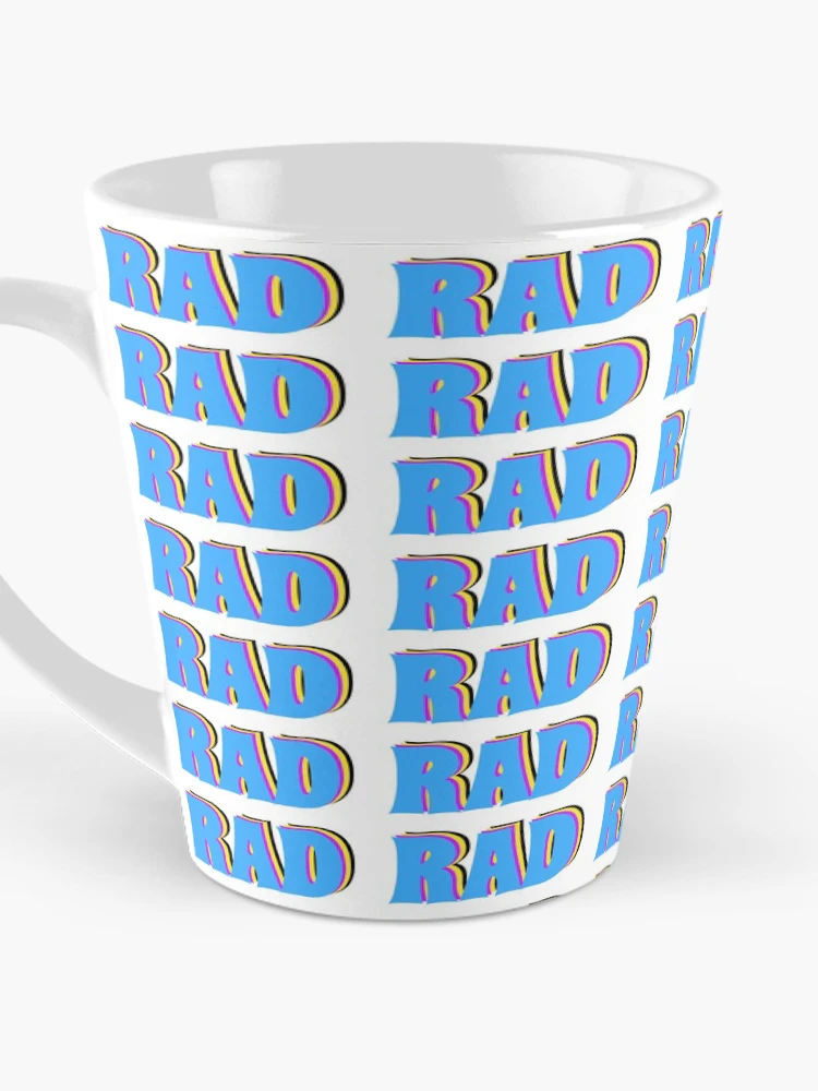 Thumbnail 3 of 4, Coffee Mug, RAD RAD RAD!! designed and sold by Cats-And-Coffee.