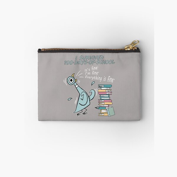 Item preview, I Survived 100 Days of School Its Fine 100th Day Pigeon Bird designed and sold by mjohnson9.