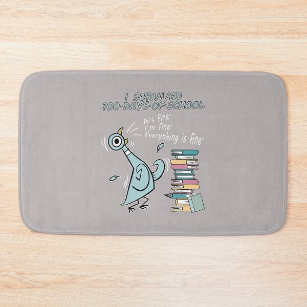 Item preview, I Survived 100 Days of School Its Fine 100th Day Pigeon Bird designed and sold by mjohnson9.