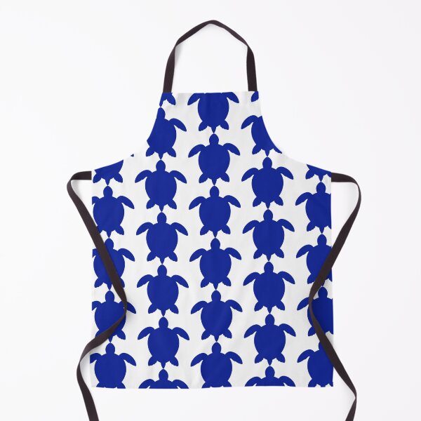 Item preview, Minimal Sea Turtle Silhouette in Deep Ocean Blue designed and sold by zoughlal.