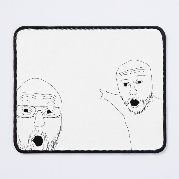 Item preview, Iconic Soyjak Pointing Meme Doodle designed and sold by kreature56.