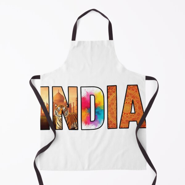 Item preview, India Typography With Cultural Symbols designed and sold by MIArt Studio.