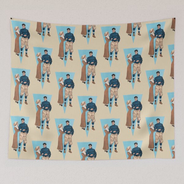 Item preview, Romantic couple Vintage restored sport illustration. designed and sold by Shoot-The-Moon.