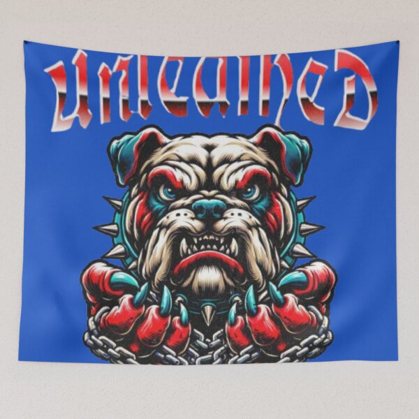 Item preview, Unleashed Bulldog – Aggressive Pitbull Streetwear Graphic designed and sold by WAKYSHOP.