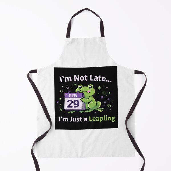 Item preview, Not Late Birthday - Leapling Frog Feb 29 Calendar designed and sold by Leap29 Designs.