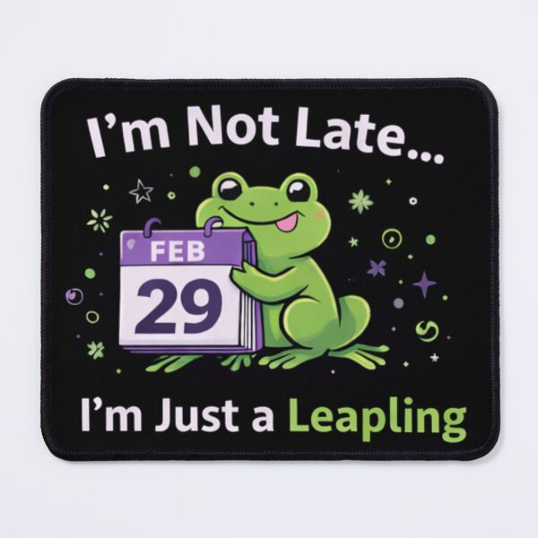 Item preview, Not Late Birthday - Leapling Frog Feb 29 Calendar designed and sold by Leap29 Designs.