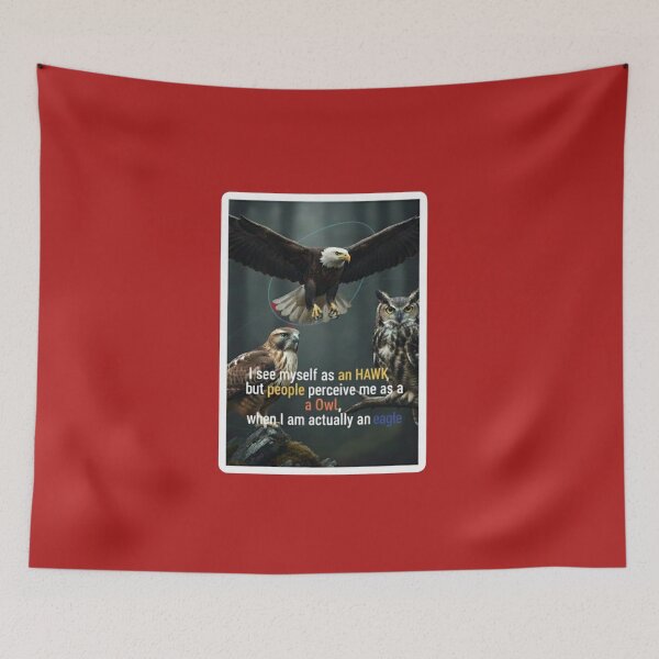 Item preview, Sometimes An Owl Always A Hawk Motivational Design designed and sold by Scro-Ciob-Shop.