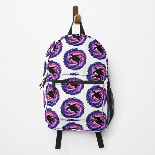 Item preview, Cosmic Vortex Sea Turtle Silhouette in Deep Space Swirl designed and sold by zoughlal.