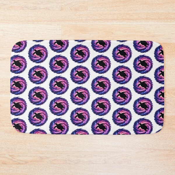 Item preview, Cosmic Vortex Sea Turtle Silhouette in Deep Space Swirl designed and sold by zoughlal.