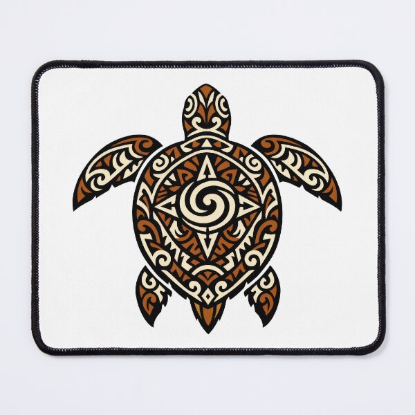 Item preview, Tribal Pattern Sea Turtle Symbol in Earth Tones designed and sold by zoughlal.