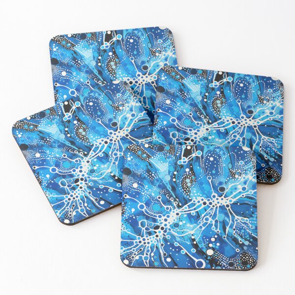 Item preview, Aboriginal Inspired Dot Art - With Beauty of Frozen Water designed and sold by GrinGalore.
