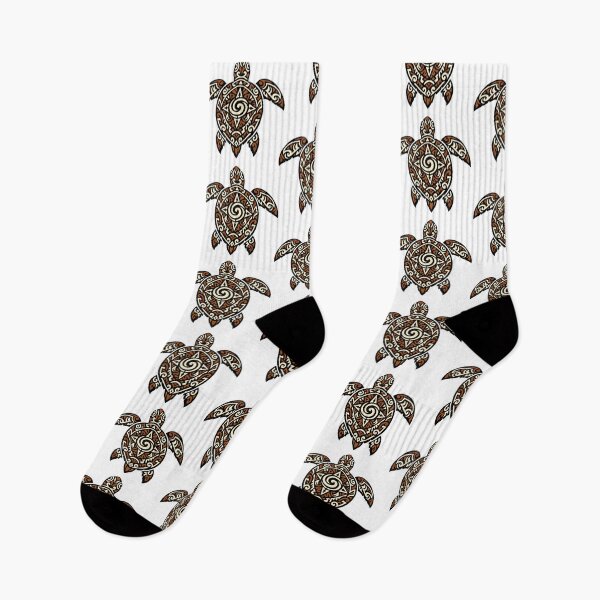 Item preview, Tribal Pattern Sea Turtle Symbol in Earth Tones designed and sold by zoughlal.