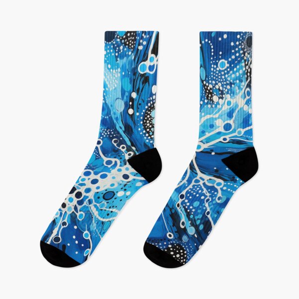 Item preview, Aboriginal Inspired Dot Art - With Beauty of Frozen Water designed and sold by GrinGalore.