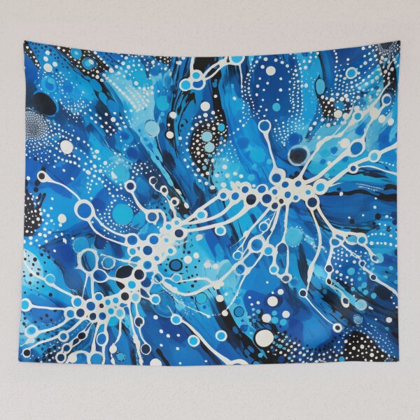 Item preview, Aboriginal Inspired Dot Art - With Beauty of Frozen Water designed and sold by GrinGalore.