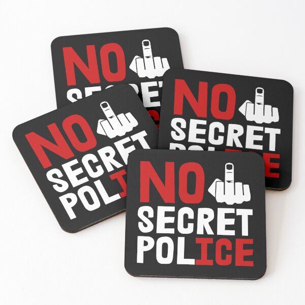 Item preview, No Secret Police - NO ICE  designed and sold by Thelittlelord.