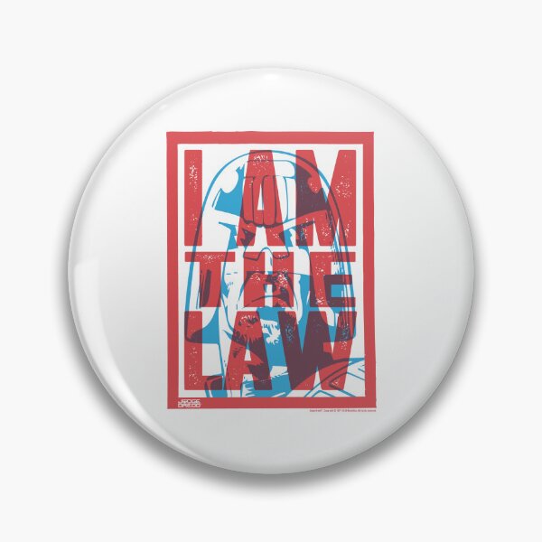 Item preview, I Am The Law Judge Dredd Blue Helmet designed and sold by All-And-Every.