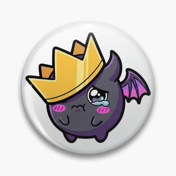 Item preview, Zot the Tiny Demon King: Crying but Cute (Kawaii Monster Sticker) designed and sold by ColorTheoryLab.