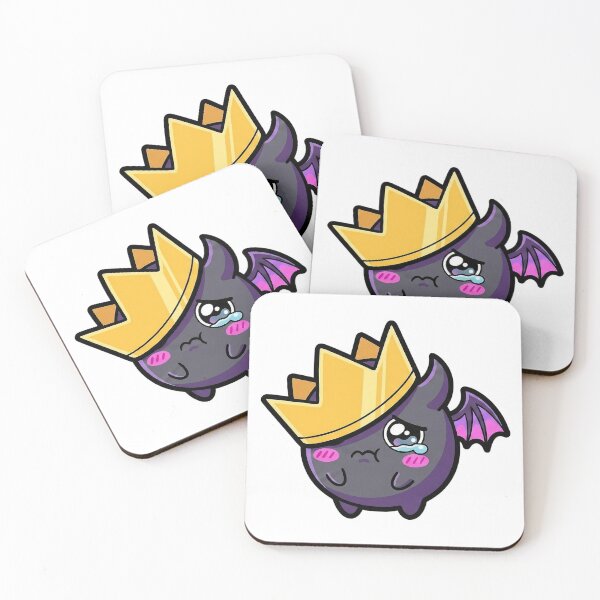 Item preview, Zot the Tiny Demon King: Crying but Cute (Kawaii Monster Sticker) designed and sold by ColorTheoryLab.