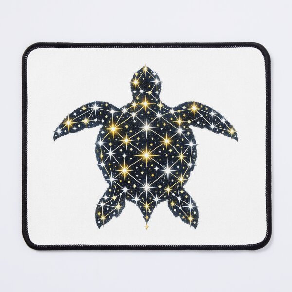 Item preview, Celestial Sea Turtle Constellation in Starry Night Sky designed and sold by zoughlal.